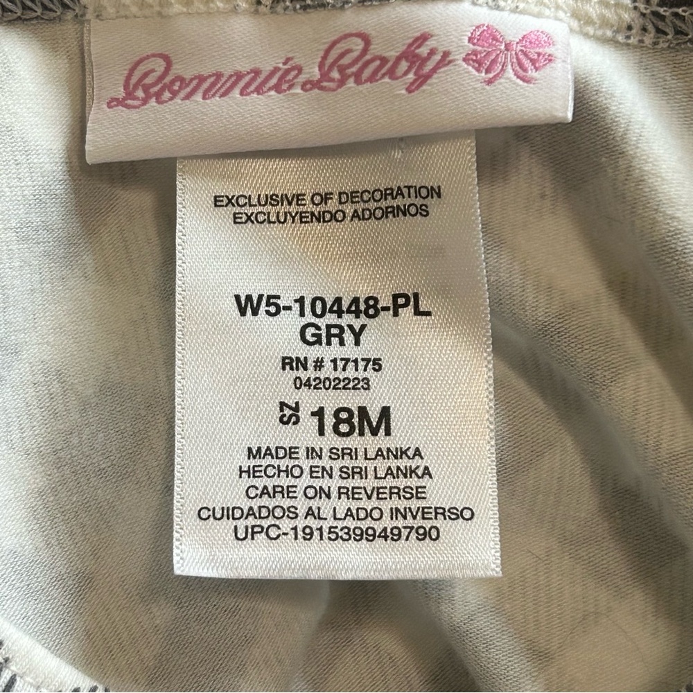 18M Bonnie Baby Thanksgiving Dress & Bloomers - Picture 6 of 8